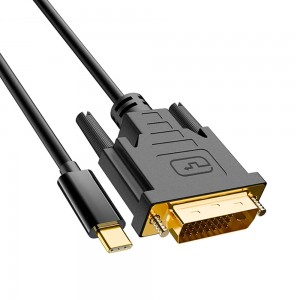 Cabo Conversor USB-C para DVI-D 1.8 metro