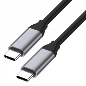 Cabo USB-C (Tipo C macho para Tipo C macho) - 1 metro