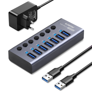 HUB USB 3.0 Power Switches 7 Portas